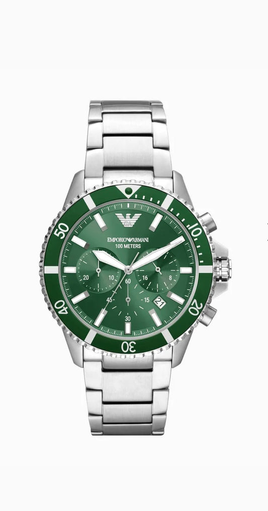Emporia Armani Chronograph Stainless Steel Watch