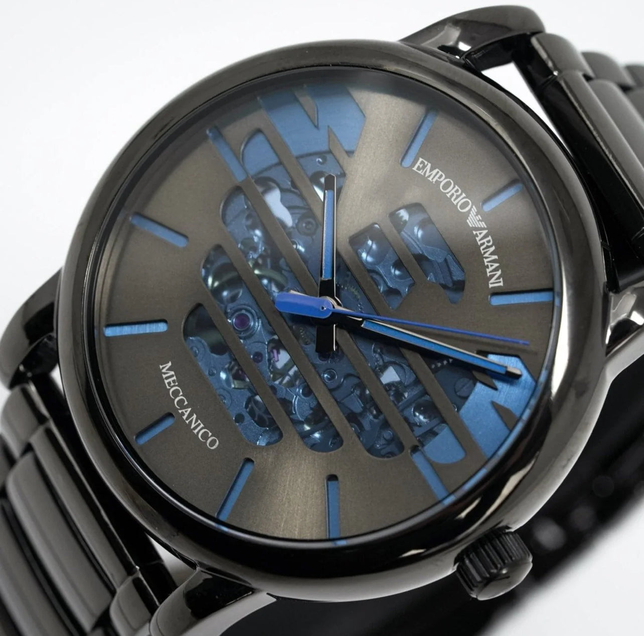 Emporio Armani Men’s Luigi black watch
