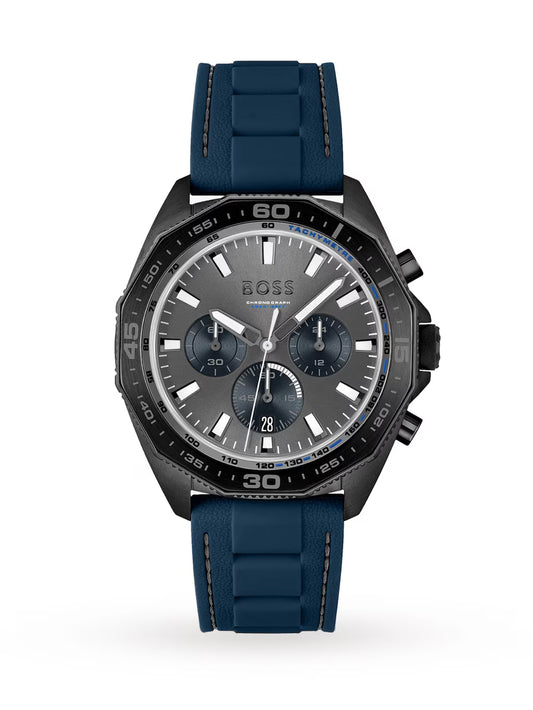 Hugo Boss Quartz Silicone Strap Men’s Watch