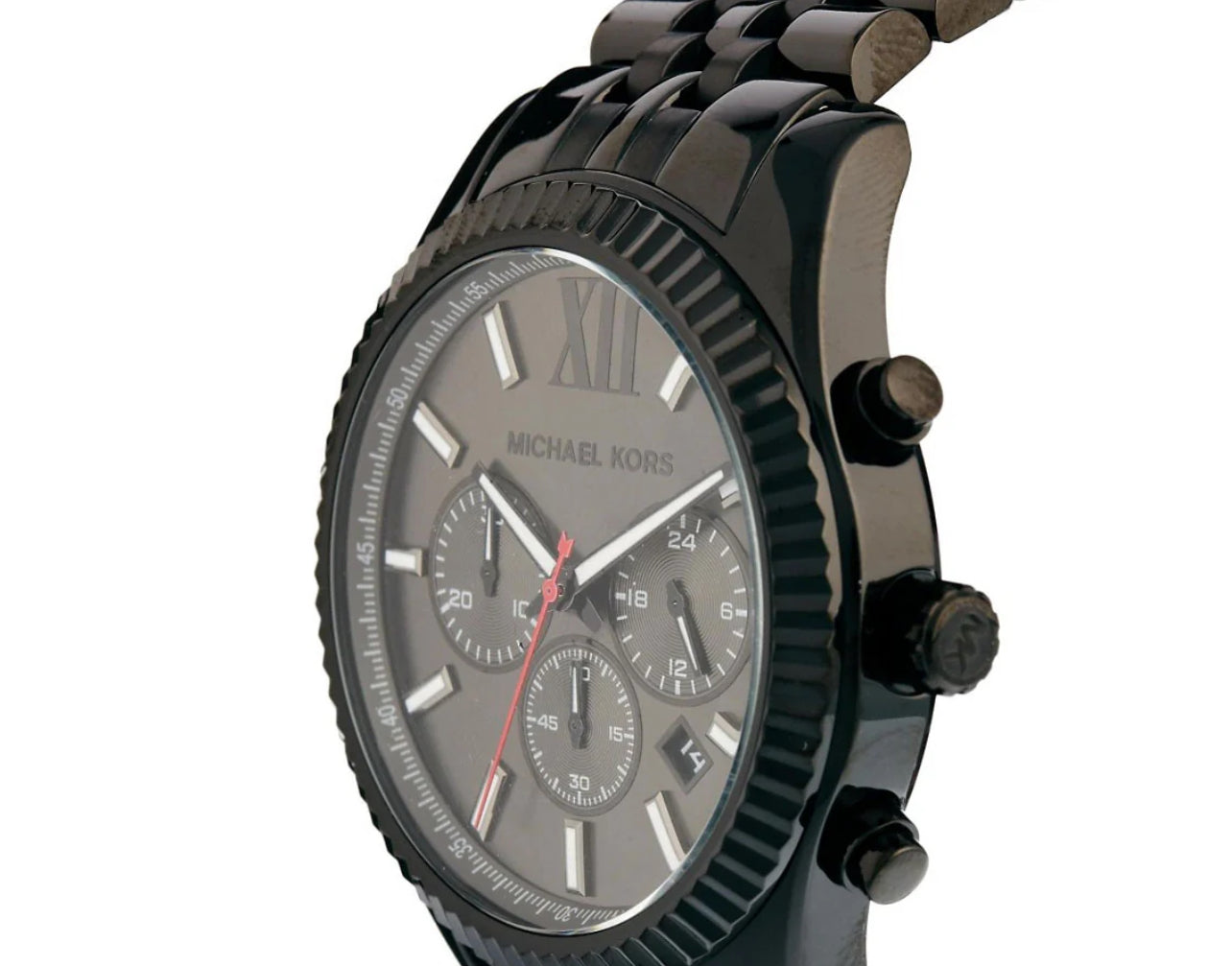 Michael Kors Lexington Black Stainless Steel Chronograph Men’s Watch