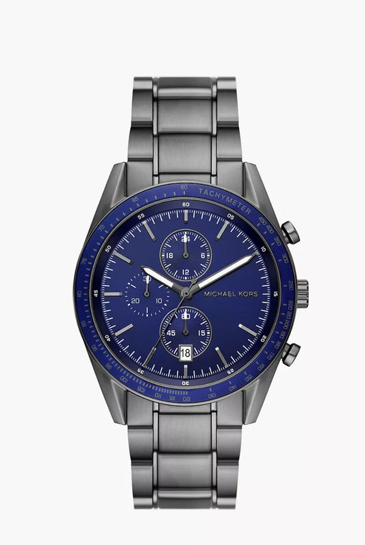 Michael Kors Warren Chronograph Gunmetal Stainless Steel Watch