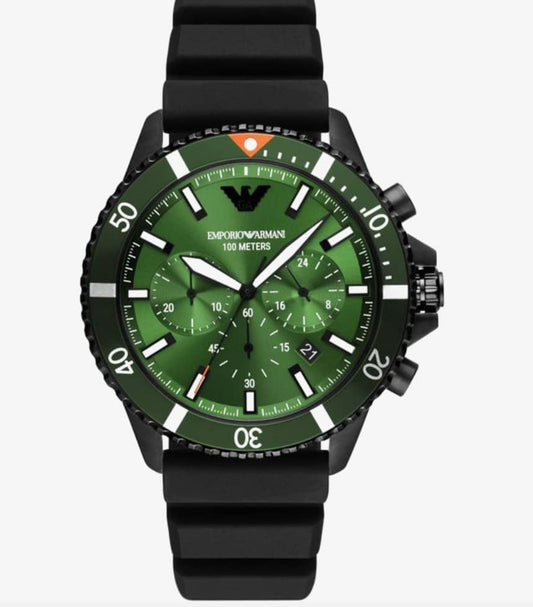 Emporio Armani Men’s Diver Green Dial Watch