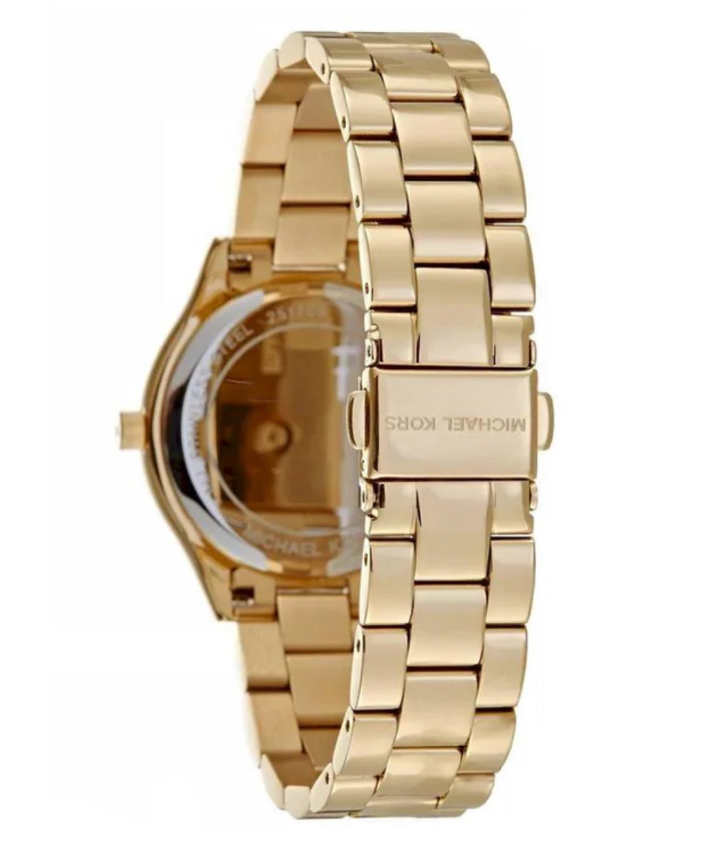 Michael Kors Mini Lauryn Ladies Gold Watch